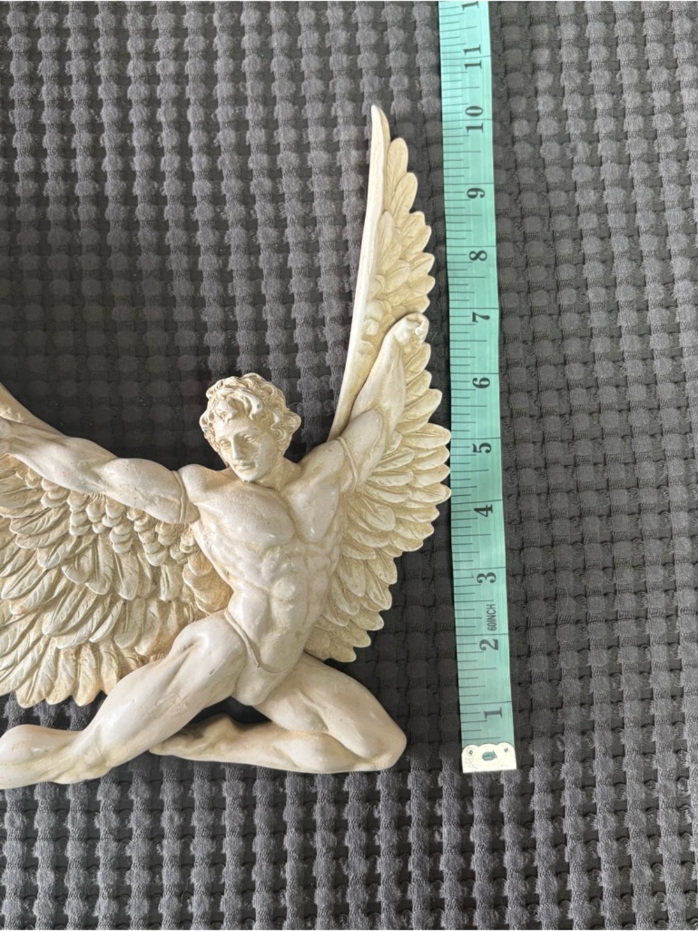 Toscano Icarus Wall Sculpture, Greek Mythology, Fallen Angel, Wall Decor - Picture 7 of 7